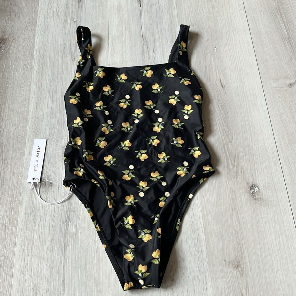 JOLYN x Tia Blanco Nova Scotia Surf One Piece Lemon Drop Small New Without Tags